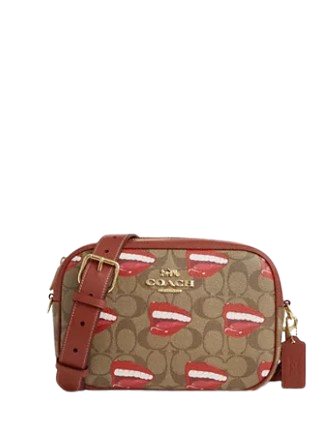 Coach Coach X Tom Wesselmann Jamie Camera Bag In Signature Canvas Coach Coach X Tom Wesselmann Jamie Camera Bag In Signature Canvas