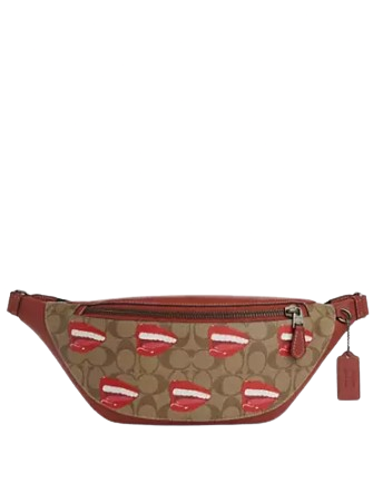 Coach Coach X Tom Wesselmann Warren Belt Bag In Signature Canvas Coach Coach X Tom Wesselmann Warren Belt Bag In Signature Canvas
