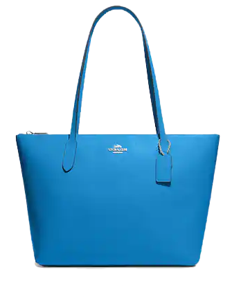 Coach Outlet Zip Top Tote Women s Purses Blue