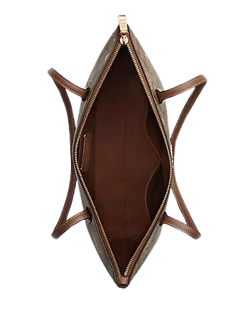 Coach Zip Top Tote In Signature Canvas With Star And Snowflake Coach Zip Top Tote In Signature Canvas With Star And Snowflake