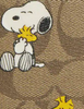 Coach Coach X Peanuts 3 In 1 Wallet In Signature Canvas With Snoopy Woodstock Print
