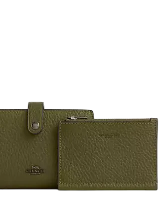 Coach 2 In 1 Wallet Olive
