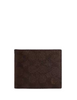 Coach 3 In 1 Wallet In Signature Canvas Mahogany
