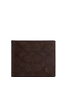 Coach 3 In 1 Wallet In Signature Canvas Mahogany