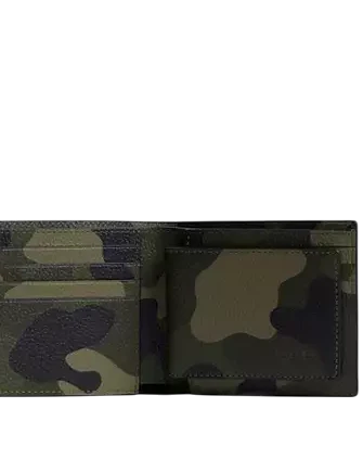 Coach 3 In 1 Wallet With Camo Print And Coach Graphic