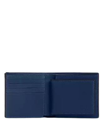 Coach 3 In 1 Wallet With Whipstitch Deep Blue Chalk