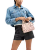 Coach Andrea Carryall Bag With Rose Print Blush