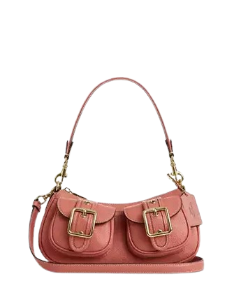 Coach Ashton Baguette Burnt Coral