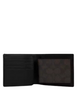 Coach Boxed 3 In 1 Wallet Gift Set In Signature Canvas Walnut Black