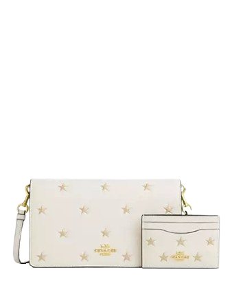 Coach Boxed Anna Foldover Clutch Crossbody Bag And Card Case Set Coach Boxed Anna Foldover Clutch Crossbody Bag And Card Case Set