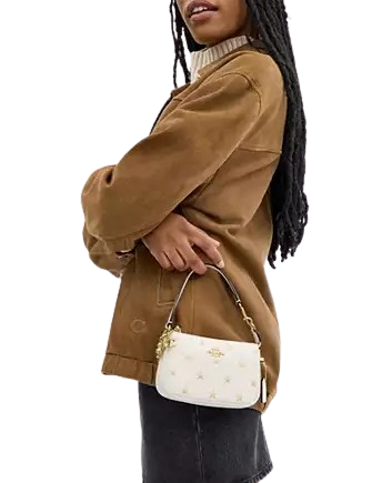 Coach Boxed Nolita Bag 15 With Star Print Chalk