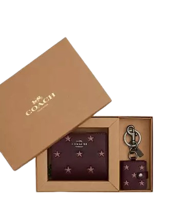 Coach Boxed Snap Wallet And Picture Frame Bag Charm With Star Coach Boxed Snap Wallet And Picture Frame Bag Charm With Star