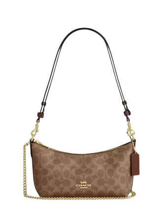 Coach Caitlin Shoulder Bag In Signature Canvas | Brixton Baker