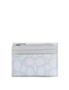 Coach Card Holder Wallet In Sketch Signature Canvas Ice Blue