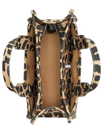 Coach Cargo Tote Bag 26 With Leopard Print Leopard