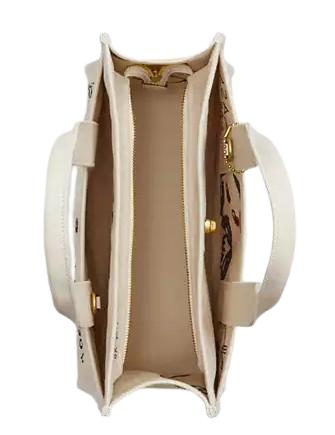 Coach Cargo Tote Bag With Sketch Print Natural