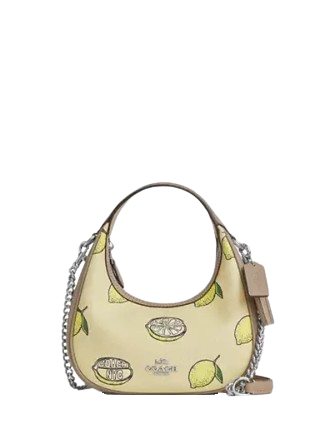 Coach Carmen Mini Crossbody Bag With Lemon Print | Brixton Baker Coach Carmen Mini Crossbody Bag With Lemon Print | Brixton Baker