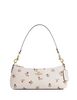 Coach Charlotte Shoulder Bag With Heart Print  Chalk