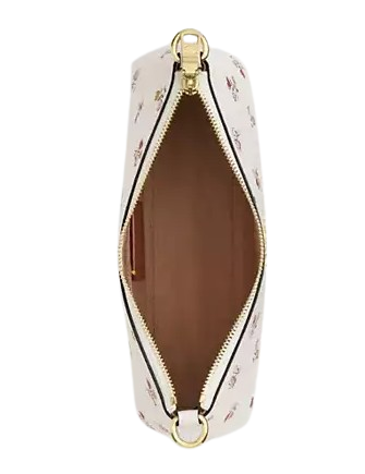 Coach Charlotte Shoulder Bag With Heart Print  Chalk