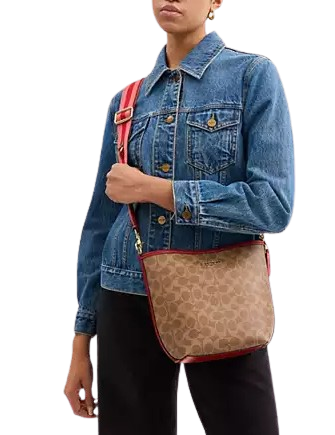 Coach City Bucket Bag In Signature Canvas Tan