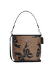 Coach City Bucket Bag In Signature Canvas With Bow Print Tan Black Multi