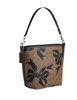 Coach City Bucket Bag In Signature Canvas With Bow Print Tan Black Multi