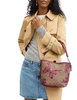 Coach City Bucket Bag In Signature Canvas With Bow Print Tan Pink Multi