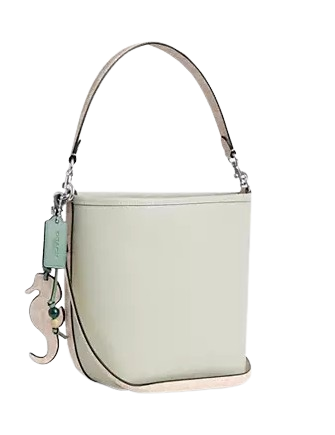 Coach City Bucket Bag With Seahorse Charm Light Pistachio