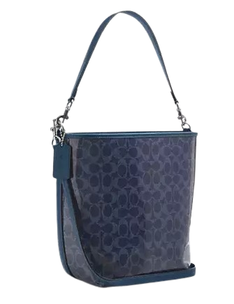Coach City Large Bucket Bag In Signature Canvas Dark Denim