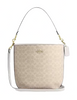 Coach City Large Bucket Bag In Signature Canvas Sand Chalk