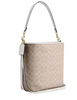 Coach City Large Bucket Bag In Signature Canvas Sand Chalk