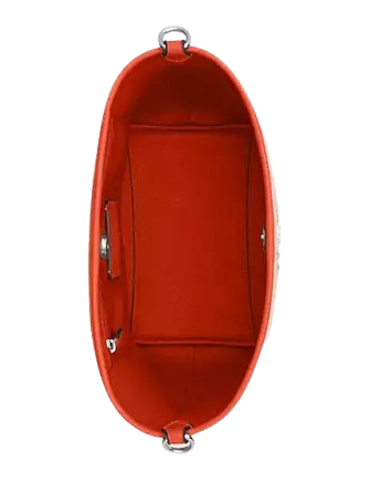 Coach City Large Bucket Bag In Signature Canvas Sand Deep Orange