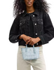 Coach City Mini Tote Bag In Sketch Signature Canvas Ice Blue