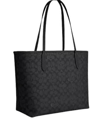Coach City Tote Bag In Signature Canvas Brixton Baker