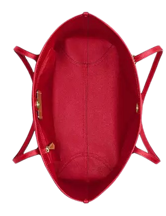 Coach City Tote Bag In Signature Canvas With Coach Graphic Denim Bold Red