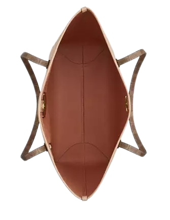 Coach City Tote Bag With Shell Charm Cream Tan