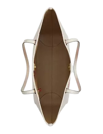 Coach City Tote Bag With Strawberry Graphic Chalk