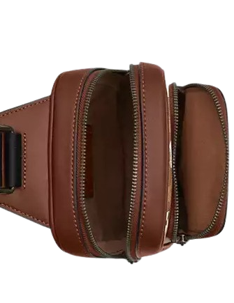 Coach Coach X Peanuts Racer Sling Pack In Signature Canvas With Coach Coach X Peanuts Racer Sling Pack In Signature Canvas With