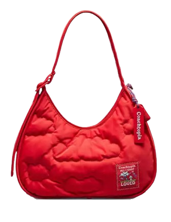 Coach Coachtopia Loop Ergo Bag With Cloud Quilting Rosebud Red