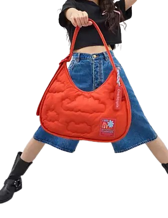 Coach Coachtopia Loop Ergo Bag With Cloud Quilting Sun Orange