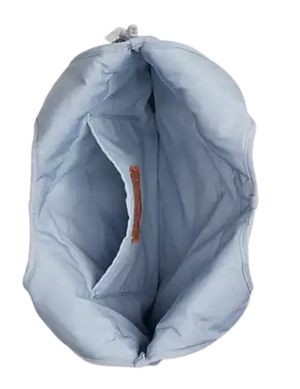 Coach Coachtopia Loop Flat Tote In Recycled Polyester With Cloud Quilting Light Twilight