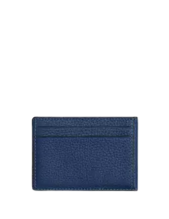 Coach Compact Billfold Wallet Deep Blue