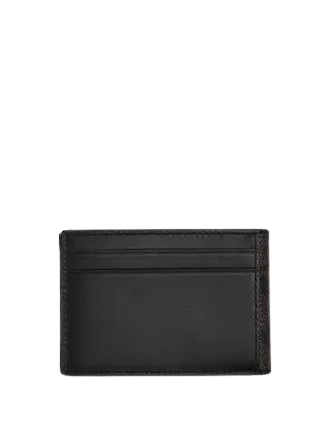 Coach Compact Billfold Wallet In Signature Canvas Walnut Black