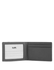 Coach Compact Billfold Wallet In Signature Leather Charcoal