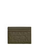 Coach Compact Billfold Wallet In Signature Leather Olive Drab