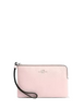 Coach Corner Zip Wristlet Blush