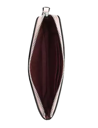 Coach Corner Zip Wristlet Blush