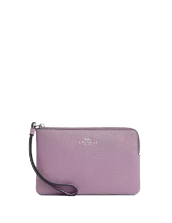 Coach Corner Zip Wristlet Jasmine