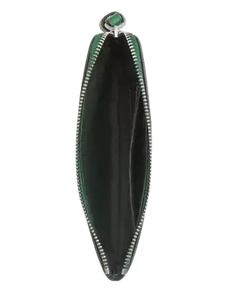 Coach Corner Zip Wristlet Shamrock
