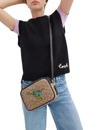 Coach Cosmic Coach Jamie Camera Bag in Signature Canvas with Rexy Print